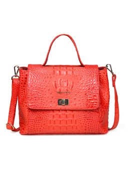 Pelle Luxur - Women's Red Premium Pu Medium Sling Bag