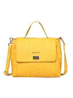 Pelle Luxur - Women's Mustard Premium Pu Medium Sling Bag