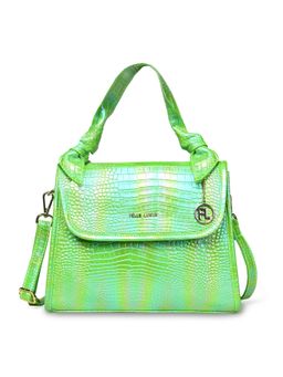 Pelle Luxur - Women's Light Green Premium Pu Medium Satchel Bag