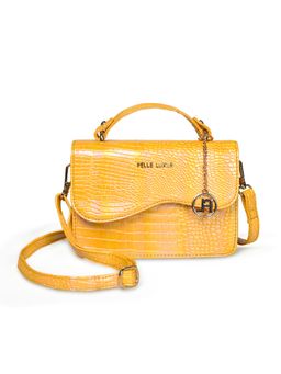 Pelle Luxur - Women's Mustard Premium Pu Small Sling Bag