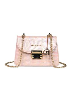 Pelle Luxur - Women's Light Pink Premium Pu Small Sling Bag