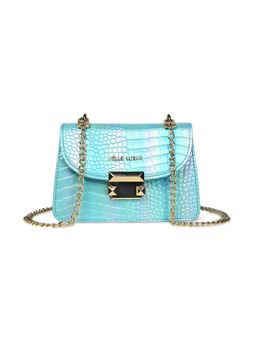 Pelle Luxur - Women's Turquoise Premium Pu Small Sling Bag
