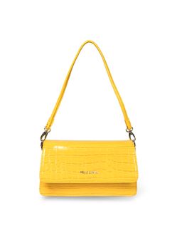 Pelle Luxur - Women's Yellow Premium Pu Small Shoulder Bag