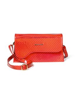 Pelle Luxur - Women's Red Premium Pu Small Sling Bag