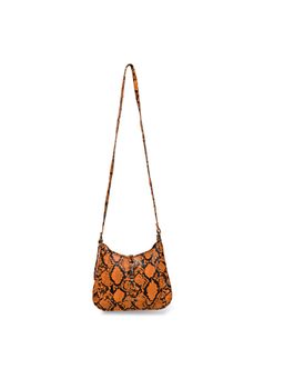Pelle Luxur - Women's Orange Premium Pu Small Sling Bag