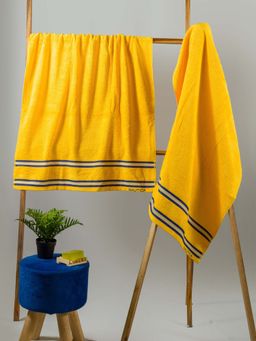 Nautica - Super Soft Zero Twist 100% Cotton Towel -2Pc Bath Towel Sea-Yellow