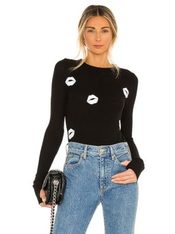 Lauren Moshi - Mckinley All Over Lips Top