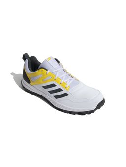 adidas - Cri Rise V2 M Men White & Yellow Cricket Shoes