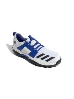 adidas - Cricup 23 M Men White & Blue Cricket Shoes