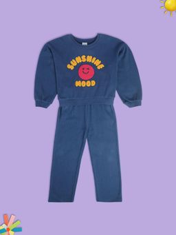 MINI KLUB - Girls Navy Blue Top and Pants (Set of 2)
