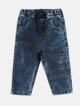MINI KLUB - Boys Medium Wash Joggers Blue