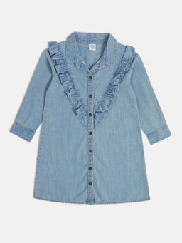 MINI KLUB - Girls Light Blue Dress