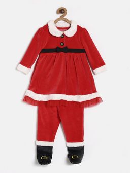 MINI KLUB - Girls Red Co-Ords (Set of 2)