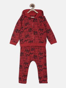 MINI KLUB - Girls Red Tracksuit (Set of 2)