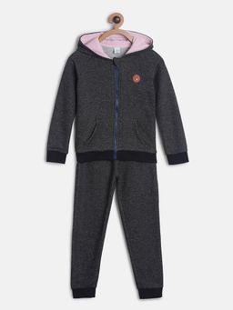 MINI KLUB - Girls Black Tracksuit (Set of 2)