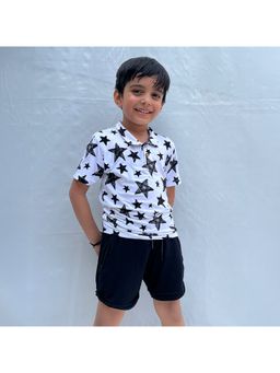 Softsens Baby - Rockstar Jet Black Drawstring Shorts