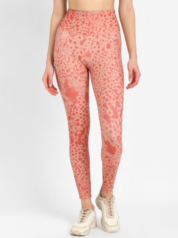 Reebok - Lux Hr 2.0 Aop Tight Ms Red Studio Tight