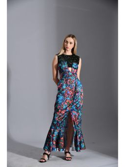 Bhanuni by Jyoti - Belle Sequin Maxi Dress - Multi-Color