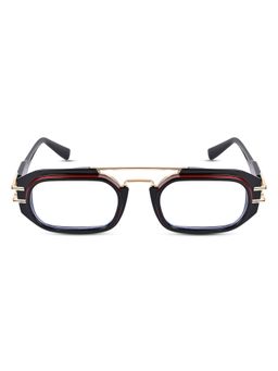 Voyage - Black & Maroon Oval Eyeglasses for Men & Women 7255MG3925