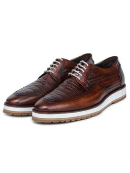 Mille Dollari - Men Stefano Weaved Brogues - Brown