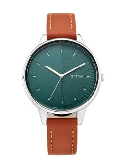 Titan - Green Leather Watch -2648SL01