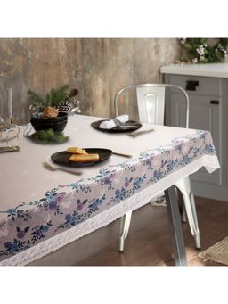 Freelance - Waterproof Dinning Table Coverr, 8-10 Seater, 60 X 108 inches, with White-Laced