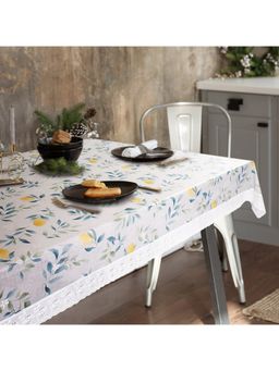 Freelance - Waterproof Dinning Table Cover, 6-8 Seater, 60 X 90 inches, with White-Laced