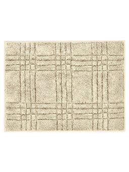 Freelance - Florence CottonEntrance Doormat, Bathroom Floor,Bath Mat Window Pane, 60 x 40 cm, Beige