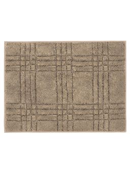 Freelance - Florence CottonEntrance Doormat, Bathroom Floor,Bath Mat Window Pane, 80 x 50 cm, Taupe