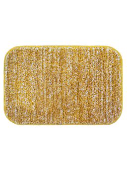 Freelance - Lucerne MicrofibreEntrance Doormat, Bathroom Floor, Bath Mat, 60 x 40 cm, Mustard & White