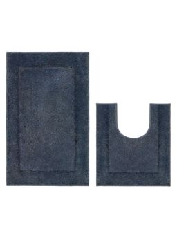 Freelance - Heritage MicrofibreEntrance Doormat, Bathroom Floor,Bath Mat,80 x 50, 50 x 45 cm,Charcoal