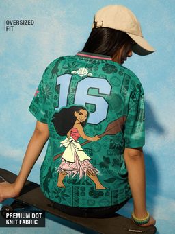 The Souled Store - Teal Character Oversized Fit T-Shirt