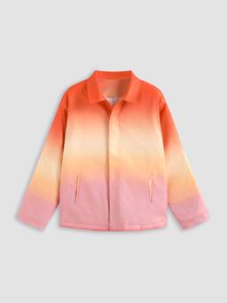 Cider - Gradient Women's Oversized Zip-Up Jacket Multi-Color