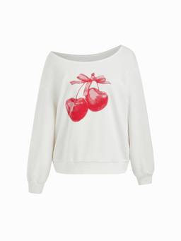 Cider - Terry Women's Regular Fit Graphic Sweatshirt Beige