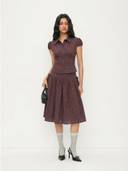 Burgundy color option, Currently selected
