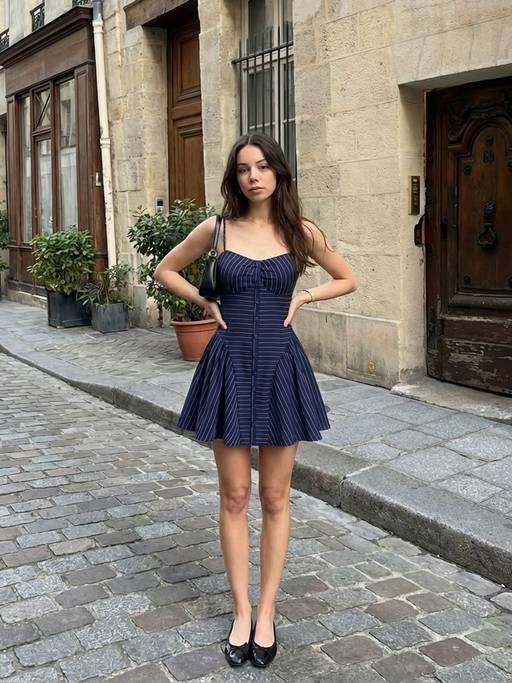 cider navy blue dress Buy Striped Women's Sweetheart Neck A-Line Mini (XXS) Online HL25D1 womens Backless Bodycon Mini Size:38 Short Jacket