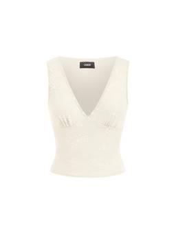 Cider - Floral Women's V-Neck Sleeveless Cami Top Yellow