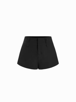 Cider - Mid-Rise Women's A-Line Shorts Black