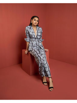 QONA - Black Palermo Printed Co-Ord (Set of 2)