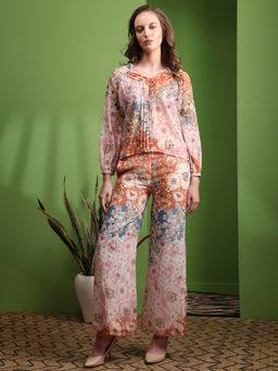 PURVAJA - Women Multi Printed Co-Ord (Set of 2)