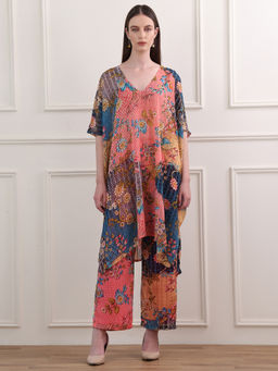 PURVAJA - Women Multi Printed Co-Ord (Set of 2)