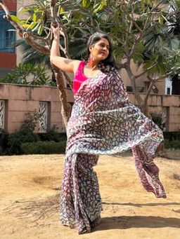 Sundarii - Rang- Chanderi Silk Saree without Blouse