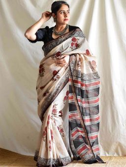 Sundarii - Guldasta - Dabu Kota Doria Saree