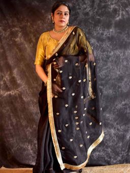 Sundarii - Zarafshan- Organza Silk Saree