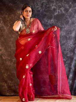Sundarii - Zehra- Organza Silk Saree