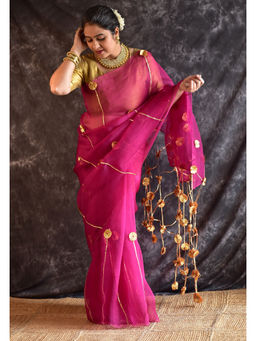 Sundarii - Gulabari - Organza Silk Saree