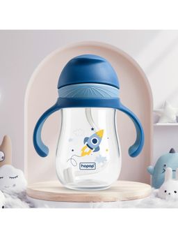 Hopop - Blue Plastic Solid Sipper Cup