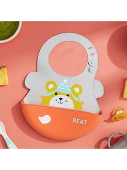Hopop - Multi-Color Silicone Solid Bib