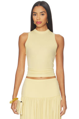 Aya Muse - Jersey High Neck Tank Top