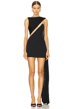 David Koma - Draped Chest Mini Dress